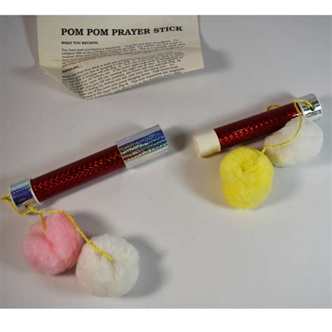 pom pom prayer stick